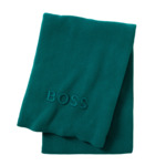 BOSS Home - Plaid en coton acrylique vert, Bold Logo