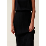 Robe 7/8ème col rond élastiquée