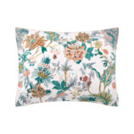 Yves Delorme - Taie d'oreiller en batiste de coton vert, Golestan