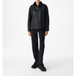 Veste Col Montant En Cuir Anja