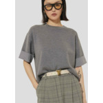 Pull Primer-Gris en Laine Merinos Extrafine