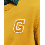 Pull ras du cou avec écusson