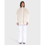 Manteau Marjolaine Ecru en Polyester
