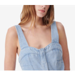 Combipantalon En Jean Délavé Bame