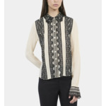 Chemise En Soie Écrue Femme