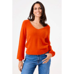 Women Sweater Orange