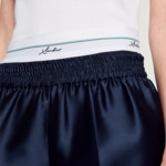 Short 2 en 1 en satin