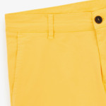 Bermuda comfort fit jaune soleil