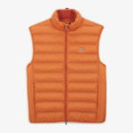 Doudoune Piumino sans manches orange abricot