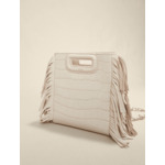 Sac M Mini en cuir croco