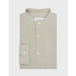 Chemise Lucien rayée kaki