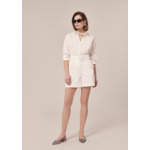 Short Sylviane-Blanc en Coton