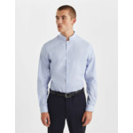 Chemise Ajustée rayée bleue