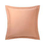 Yves Delorme - Taie d'oreiller en satin de coton rose, Perse
