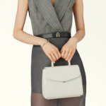 FURLA MERIDIANA MINI TOP HANDLE - VITELLO SIDNEY+MANICO METALLO