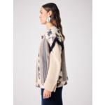 Cardigan en laine Mae et cachemire MARINE_TERRE_FUMEE