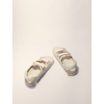 Sandales plates en cuir