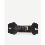 Large Ceinture Taille Haute Avec Rivets En Metal