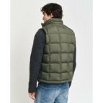 Doudoune sans manches mi-longue en duvet