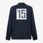 Maillot rugby 15 manches longues bleu foncé en coton