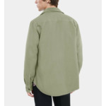 Chemise En Denim Kaki Homme