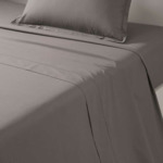 Desforges - Drap plat en percale de coton ecru, Alcove