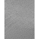 Chemise auguste col français en flanelle de coton et cachemire unie gris