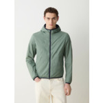 Veste réversible en tissu mat