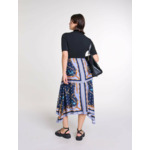 Robe trompe-l'œil imprimée