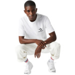 Left Chest Star Chev T-shirt noir
