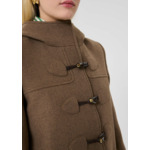 Manteau Manoelli-Noisette en Laine vierge