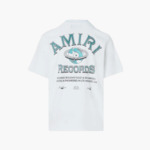 Amiri T-Shirt - Global Records - Blanc