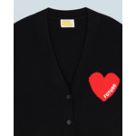 Pull Cardigan Coeur Léger