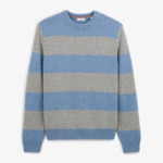 Pull Milton bleu aviateur