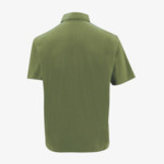 Polo manches courtes en coton avec broderie SB vert army