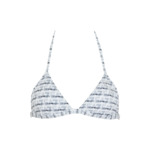 Bikini en tricot pour fille - blanc/néro