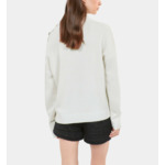 Pull En Laine Et Cachemire Écru Femme