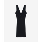 Robe Courte Col V À Découpes Nauria