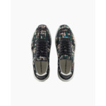 Snk boucle+act.lea+c-grn/blk/beige+blk+bk