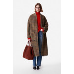 Manteau Bachir En Laine Mélangée