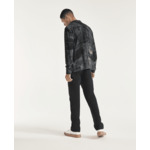 Chemise Ml Loose Col Hawaien Imprime Fondu Homme