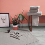 Drap de douche DODO MINERAL - Coloris GRIS CLAIR