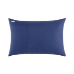 Kenzo - Taie d'oreiller en satin bleu, K Origami