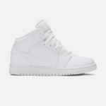 Air Jordan 1 Mid Triple White