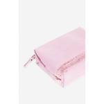 Petite Trousse Zipée En Toile & Sequins