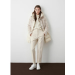 Doudoune en jacquard à capuche