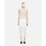 Jupe Longue Écrue En Dentelle Femme