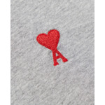 Ami Paris T-Shirt Ami de Coeur Rouge Gris