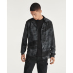 Chemise Ml Loose Col Hawaien Imprime Fondu Homme