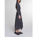 Robe mi-longue à pois